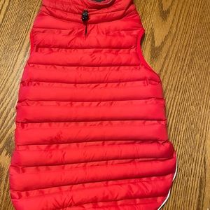 Red Kong Outerwear Parachute Puffer Jacket For Dog
